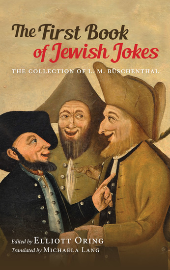 The First Book of Jewish Jokes - The Collection of L M Büschenthal - cover