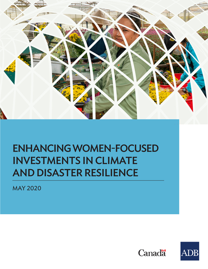 Enhancing Women-Focused Investments in Climate and Disaster Resilience - cover