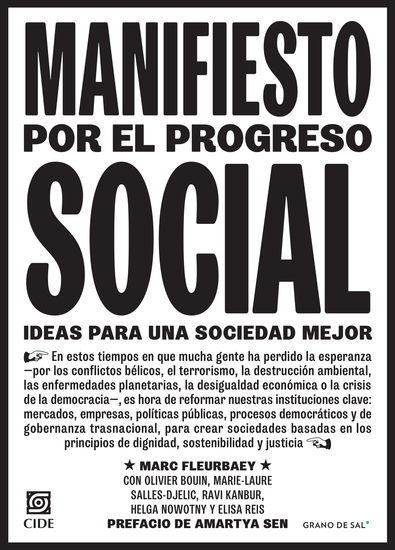 Manifiesto por el progreso social - Ideas para una sociedad mejor - cover