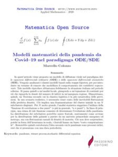 Modelli matematici della pandemia da Covid–19 nel paradigmga ODE SDE - cover