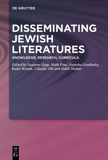 Disseminating Jewish Literatures - Knowledge Research Curricula - cover