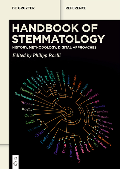 Handbook of Stemmatology - History Methodology Digital Approaches - cover