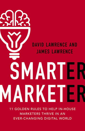 Smarter Marketer - 11 Golden Rules to Help in-House Marketers Thrive in an Ever-Changing Digit - cover