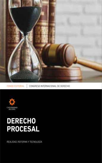 Congreso Internacional de Derecho Procesal - Realidad reforma y tecnología - cover