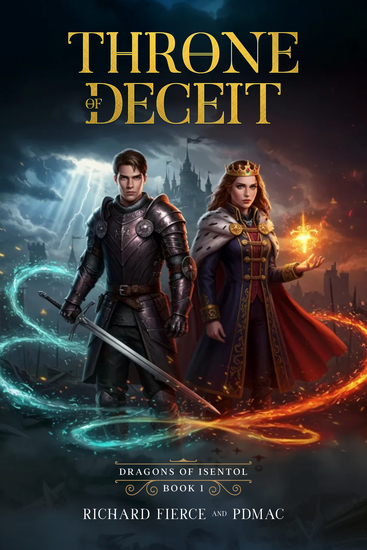 Throne of Deceit - Dragons of Isentol Book 1 - cover