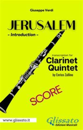 Jerusalem - Clarinet Quintet (score) - Introduction - cover