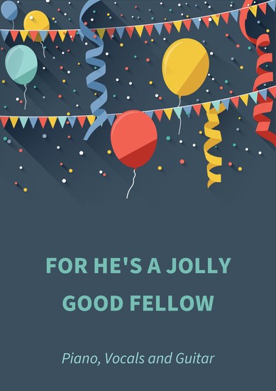 For he's a jolly good fellow - cover