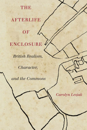 The Afterlife of Enclosure - British Realism Character and the Commons - cover