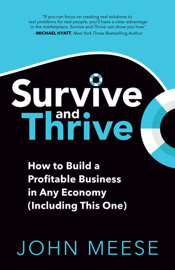 Survive and Thrive - How to Build a Profitable Business in Any Economy (Including This One) - cover