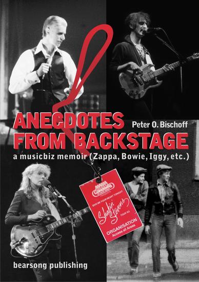 Anecdotes from Backstage - A musicbiz memoir - cover