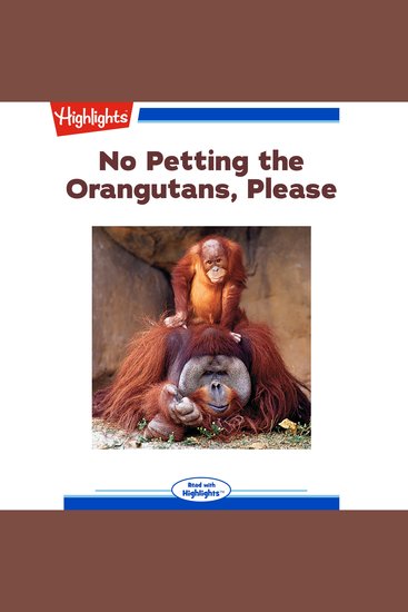 No Petting the Orangutans Please - cover