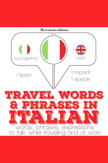 Travel words and phrases in Italian - cover