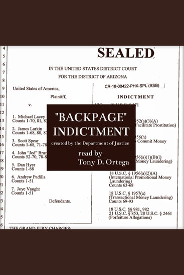 Backpage Indictment - cover