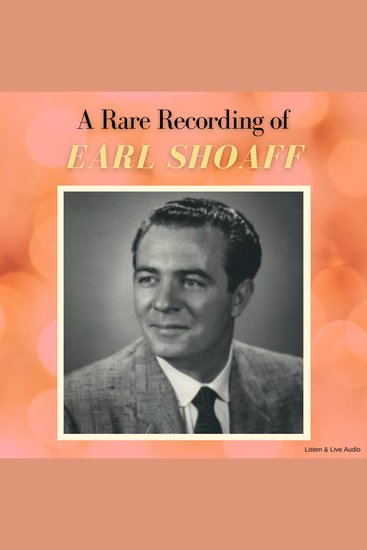 A Rare Recording of Earl Shoaff - cover