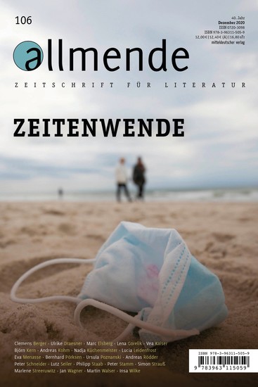 106 Ausgabe der allmende – Zeitschrift für Literatur - Zeitenwende - cover