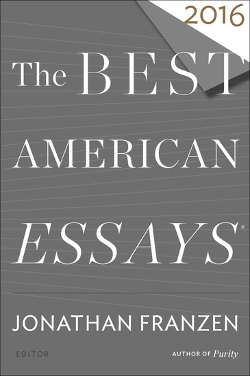 The Best American Essays 2016 - cover