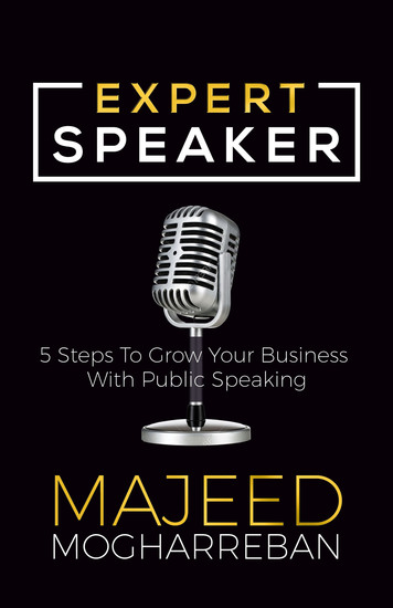 Expert Speaker - 5 Steps To Grow Your Business With Public Speaking - cover