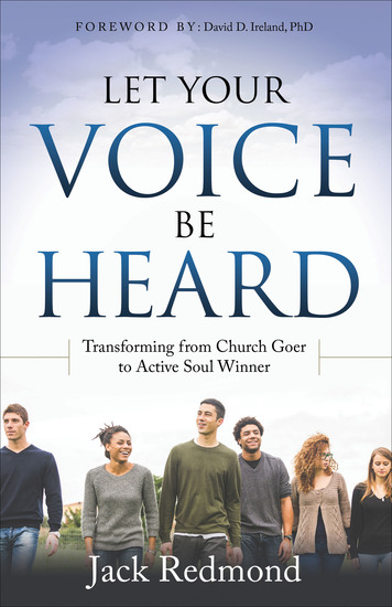 Let Your Voice Be Heard - Transforming from Church Goer to Active Soul Winner - cover