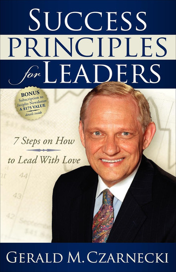 Success Principles for Leaders - 7 Steps on How to Lead with Love - cover