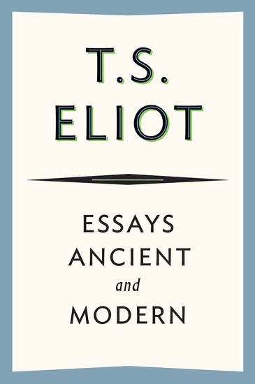Essays Ancient and Modern - cover
