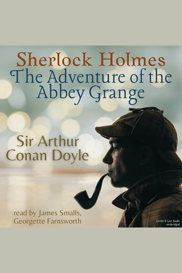 Sherlock Holmes: The Adventure of the Abbey Grange - cover