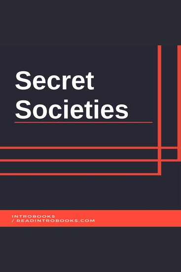 Secret Societies - cover