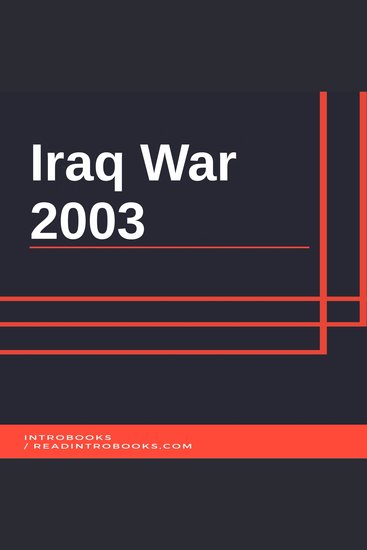 Iraq War 2003 - cover