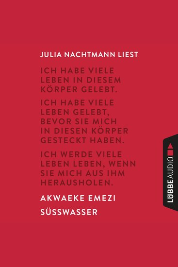 Süßwasser - cover