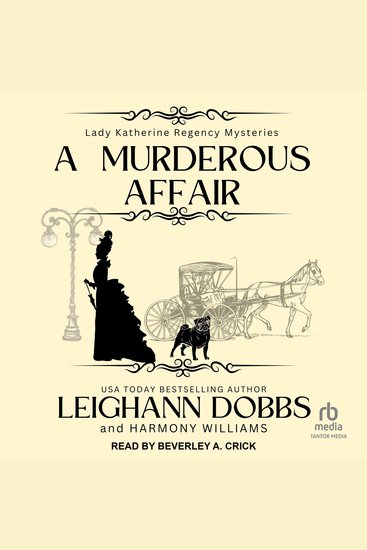 A Murderous Affair - Lady Katherine Regency Mystery - cover