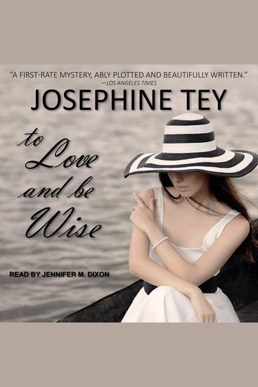 To Love and Be Wise - cover