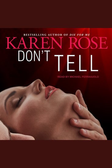 Don't Tell - cover