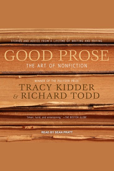 Good Prose - The Art of Nonfiction - cover