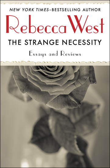 The Strange Necessity - Essays and Reviews - cover