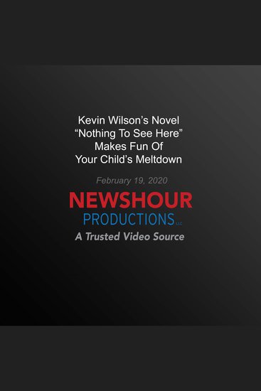 Kevin Wilson’s Novel “Nothing To See Here” Makes Fun Of Your Child’S Meltdown - cover