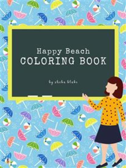Happy Beach Coloring Book for Kids Ages 3+ (Printable Version) - cover