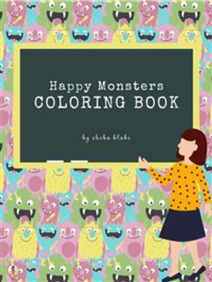 Happy Monsters Coloring Book for Kids Ages 3+ (Printable Version) - cover