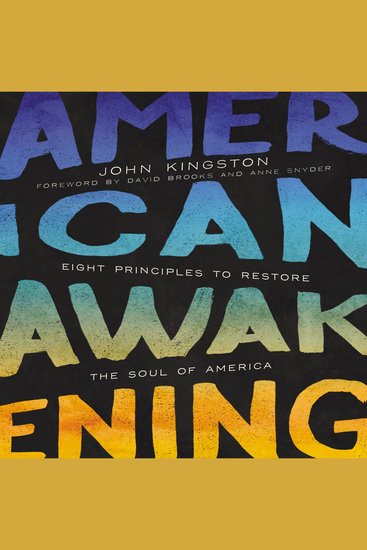 American Awakening - Eight Principles to Restore the Soul of America - cover