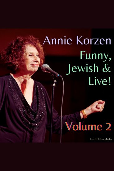 Annie Korzen: Funny Jewish & Live! - Volume 2 - cover