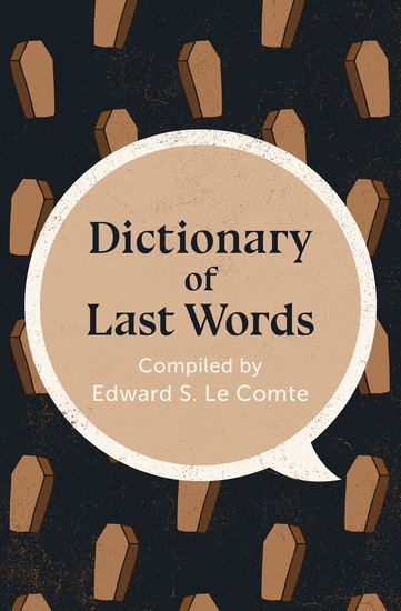 Dictionary of Last Words - cover