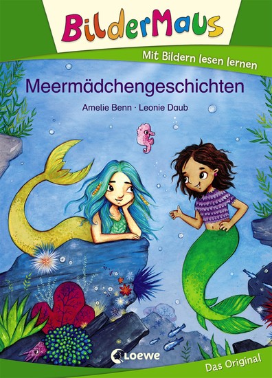 Bildermaus - Meermädchengeschichten - Mit Bildern lesen lernen - Ideal für die Vorschule und Leseanfänger ab 5 Jahre - cover