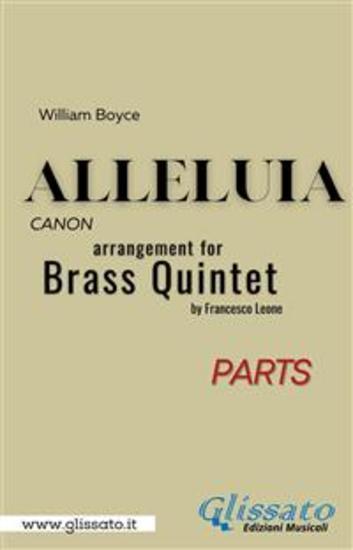 Alleluia by William Boyce for brass quintet ensemble (set of parts) - canon - cover