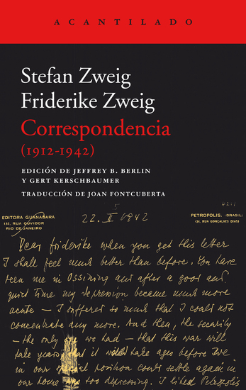 Correspondencia (1912-1942) - cover