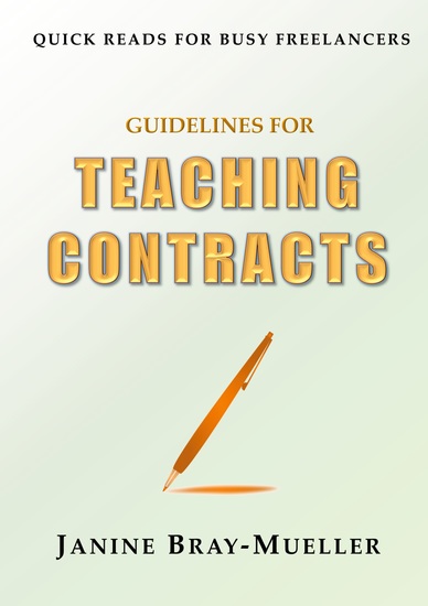 Guidelines for Teaching Contracts - Setting Up Payment Rules from the Outset - cover