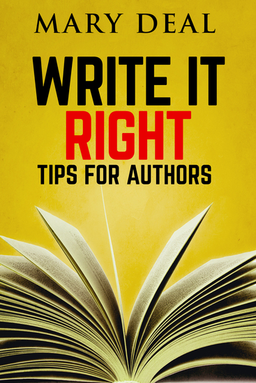 Write It Right - Tips for Authors - cover