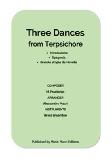 Three Dances from Terpsichore by Michael Praetorius - for Brass Ensemble - cover
