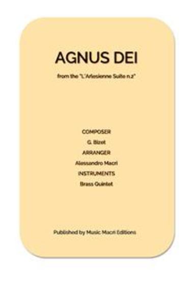 AGNUS DEI from the L' Arlesienne Suite n 2 - for Brass Quintet - cover