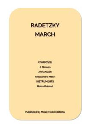 RADETZKY MARCH by J Strauss - for Brass Quintet - cover