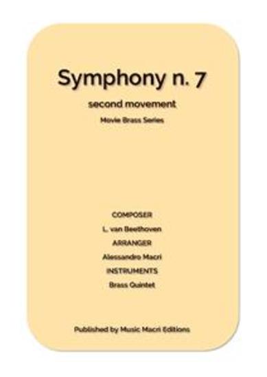 Symphony n 7 - Movie Brass Series by L van Beethoven - for Brass Quintet - cover