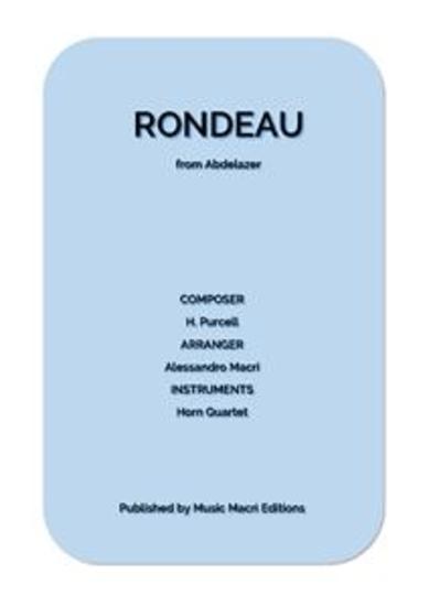 RONDEAU from Abdelazer by H Purcell - for Horn Quartet - cover