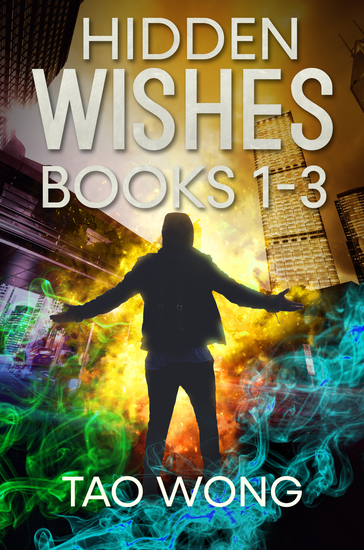 Hidden Wishes Omnibus books 1 - 3 - A Gamelit LitRPG Urban Fantasy - cover